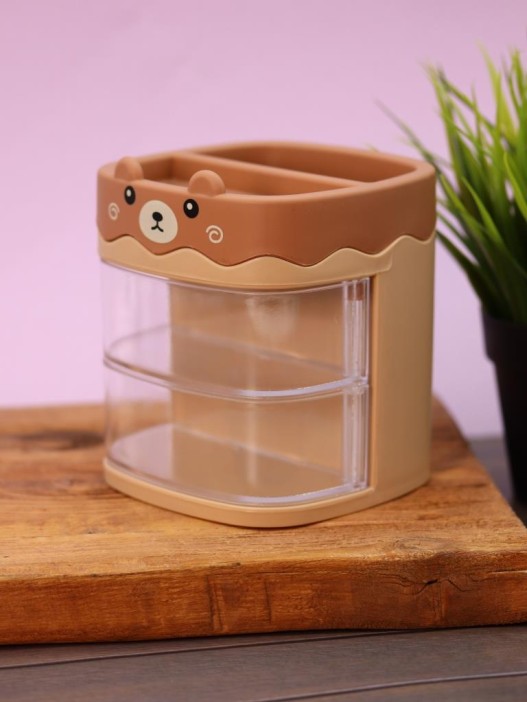 Органайзер настольный «Bear», brown (12.9*11.3*11.3) 