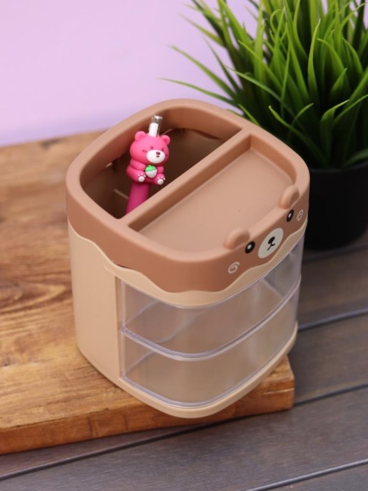 Органайзер настольный «Bear», brown (12.9*11.3*11.3) 