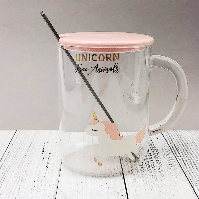 Кружка &quot;Единорожек&quot; (big pink) (430ml) 