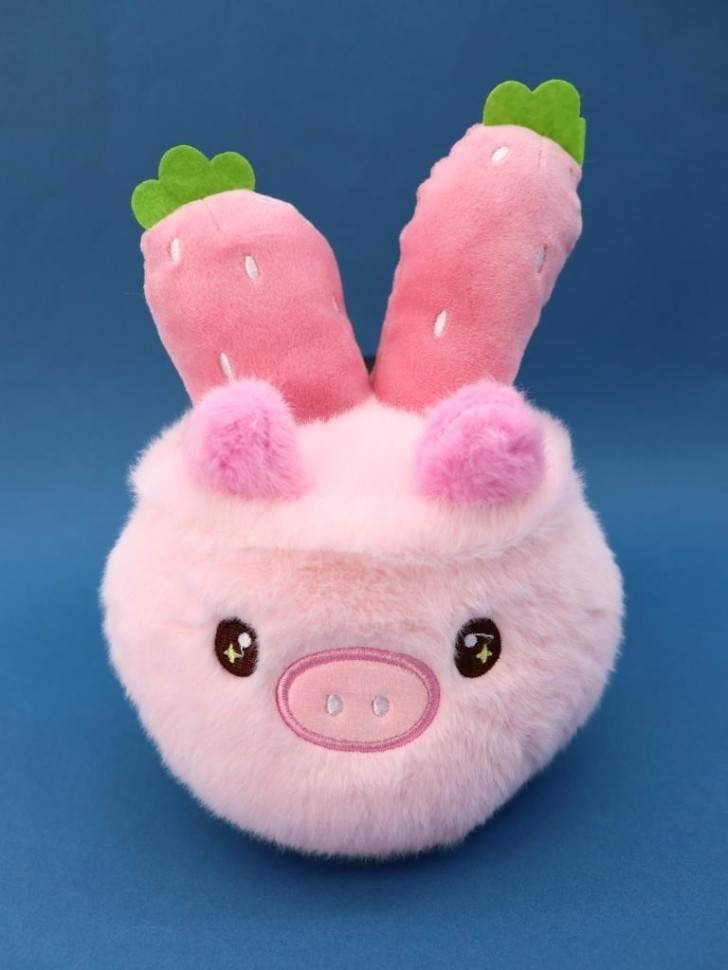 Мягкая игрушка (3+) "Растение в горшке - свинка", 20 см
