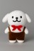 Мягкая игрушка (3+) "Собака-джентльмен", коричневая, 20 см