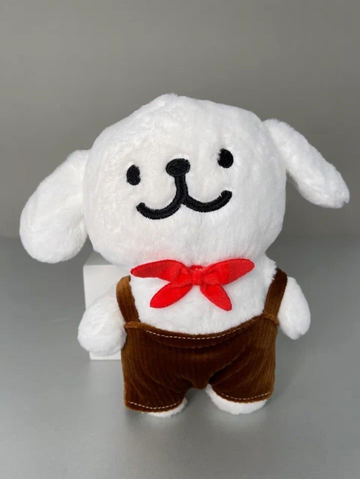 Мягкая игрушка (3+) "Собака-джентльмен", коричневая, 20 см