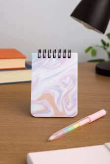 Блокнот на спирали (А7) "Beautiful pattern", purple (10.5*7.5)