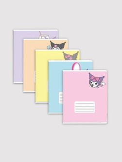 Тетрадь А5 "Куроми", 12 л, клетка, обложка 190 г/м2 mix