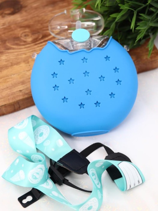 Бутылка «Сute donuts», blue (380 ml) 