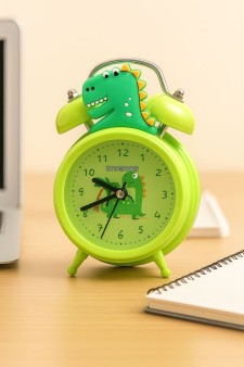 Часы-будильник «Dinopalm», green