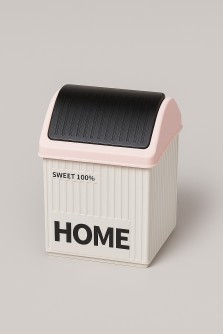 Мусорное ведро настольное "Sweet home", black