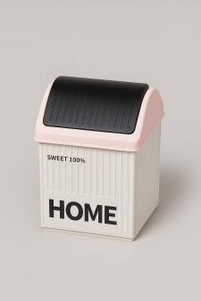 Мусорное ведро настольное "Sweet home", black