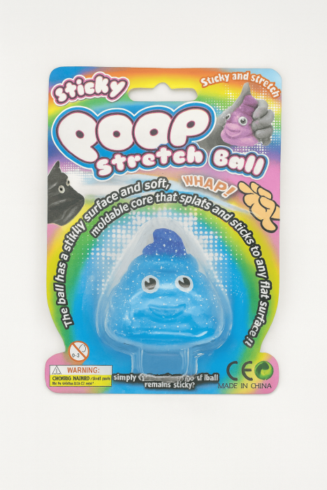 Мялка - антистресс «Poo», blue 