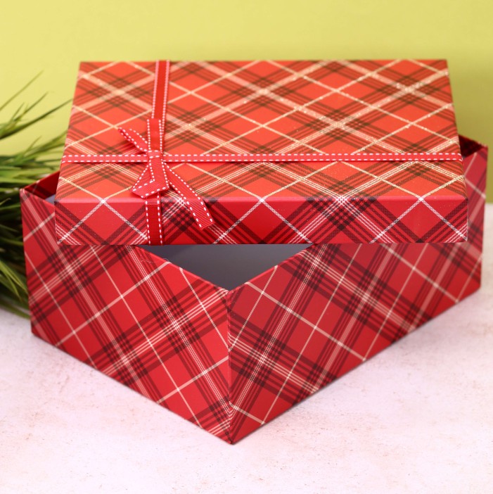 Набор подарочных коробок 3 в 1 «Red cell», 19.5*13.5*8.5-22.5*17*10-25.5*19.5*11.5 