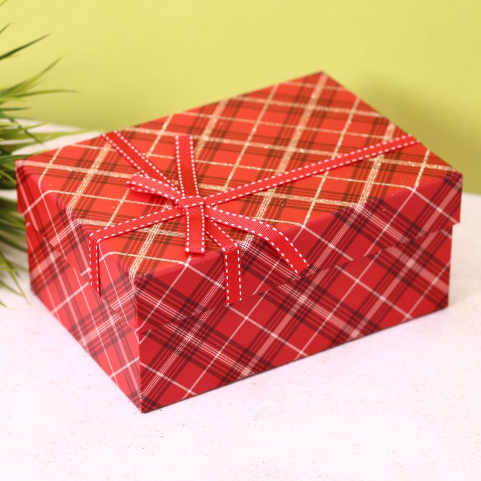 Набор подарочных коробок 3 в 1 «Red cell», 19.5*13.5*8.5-22.5*17*10-25.5*19.5*11.5 