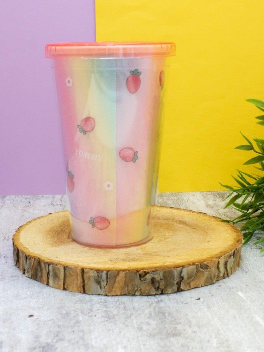 Тамблер &quot;Rabbit strawberry&quot;, pink 