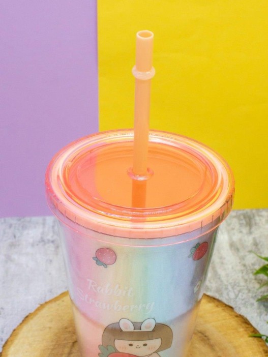 Тамблер &quot;Rabbit strawberry&quot;, pink 