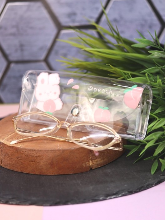 Чехол для очков GIRLY &quot;Peach bunny&quot; 