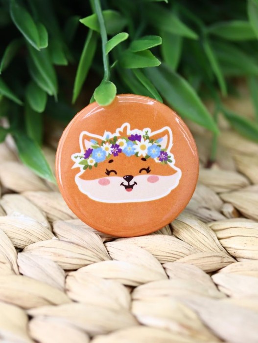 Набор значков 3 шт. iLikeGift &quot;Flower animal&quot; 