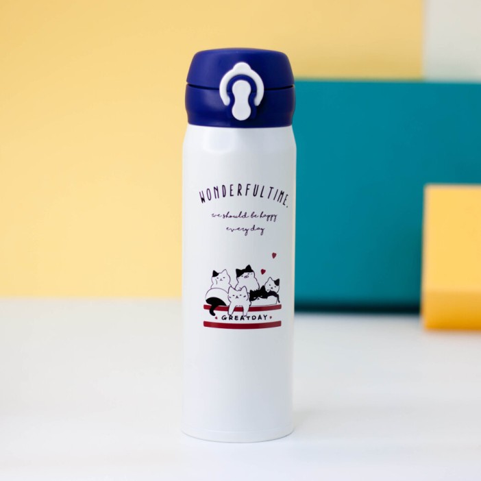 Термос "Kitty greatday", five cats (420ml) 