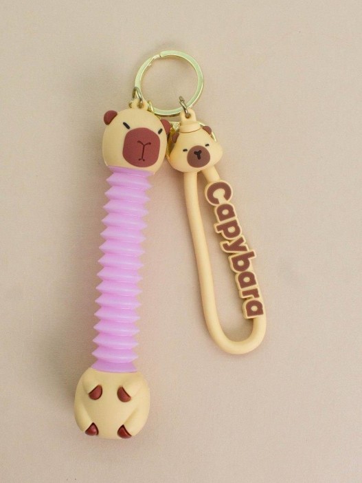 Брелок-антистресс "Long neck capybara", mix (14 см) 