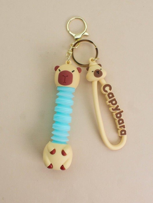 Брелок-антистресс "Long neck capybara", mix (14 см) 