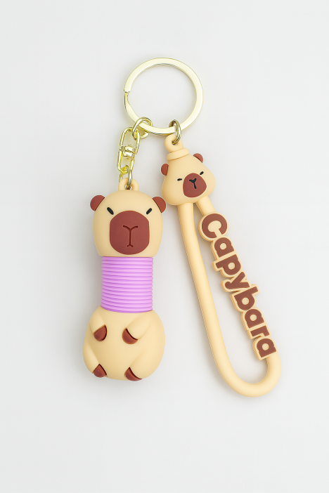 Брелок-антистресс "Long neck capybara", mix (14 см) 