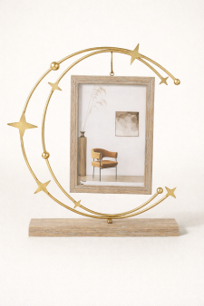 Фоторамка «Young moon», золотая, металл (26*23.5 см)