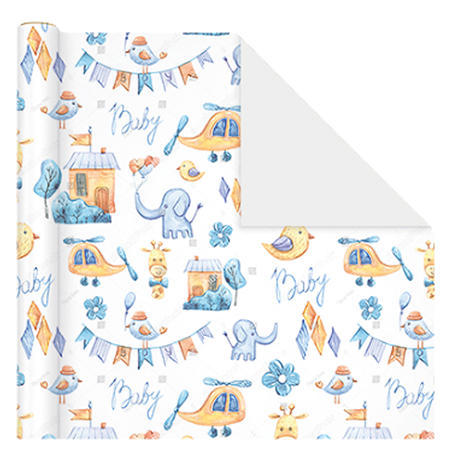 Упаковочная бумага «HappyWraps» 1 рулон, 50*70 см 