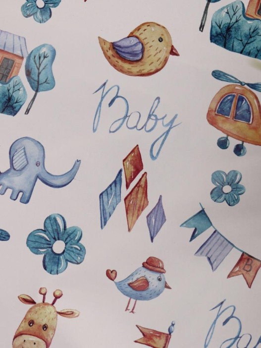 Упаковочная бумага «HappyWraps» 1 рулон, 50*70 см 