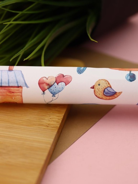 Упаковочная бумага «HappyWraps» 1 рулон, 50*70 см 