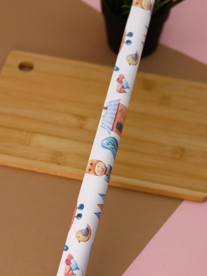 Упаковочная бумага «HappyWraps» 1 рулон, 50*70 см