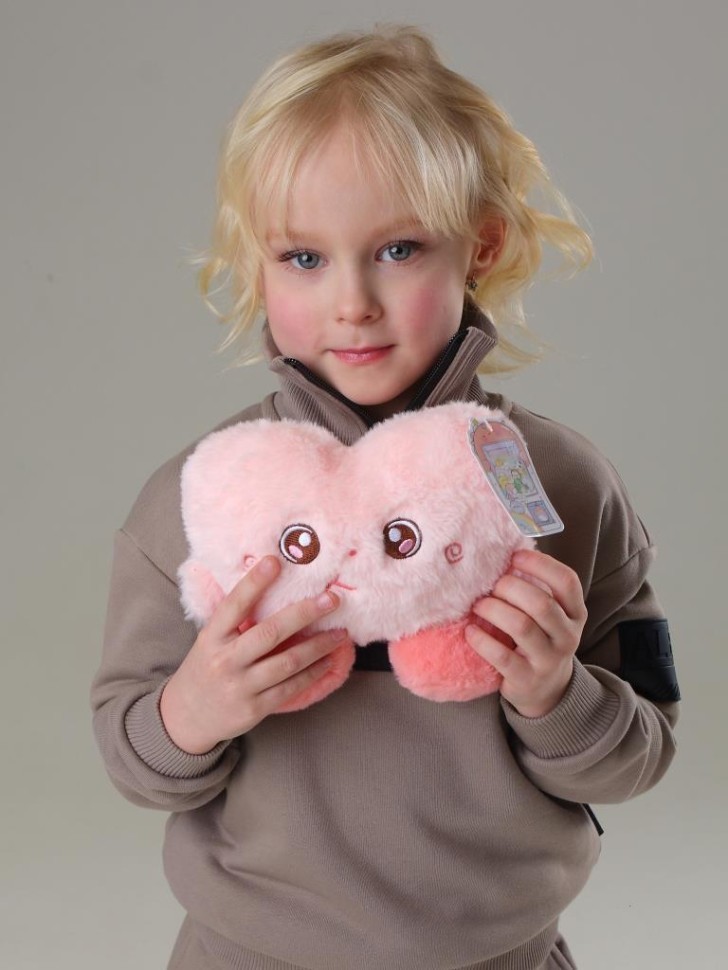 Мягкая игрушка (3+) "Милая", розовая, 15 см