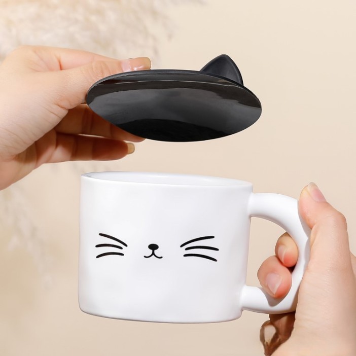 Кружка «Simple cat», white (380 ml) 