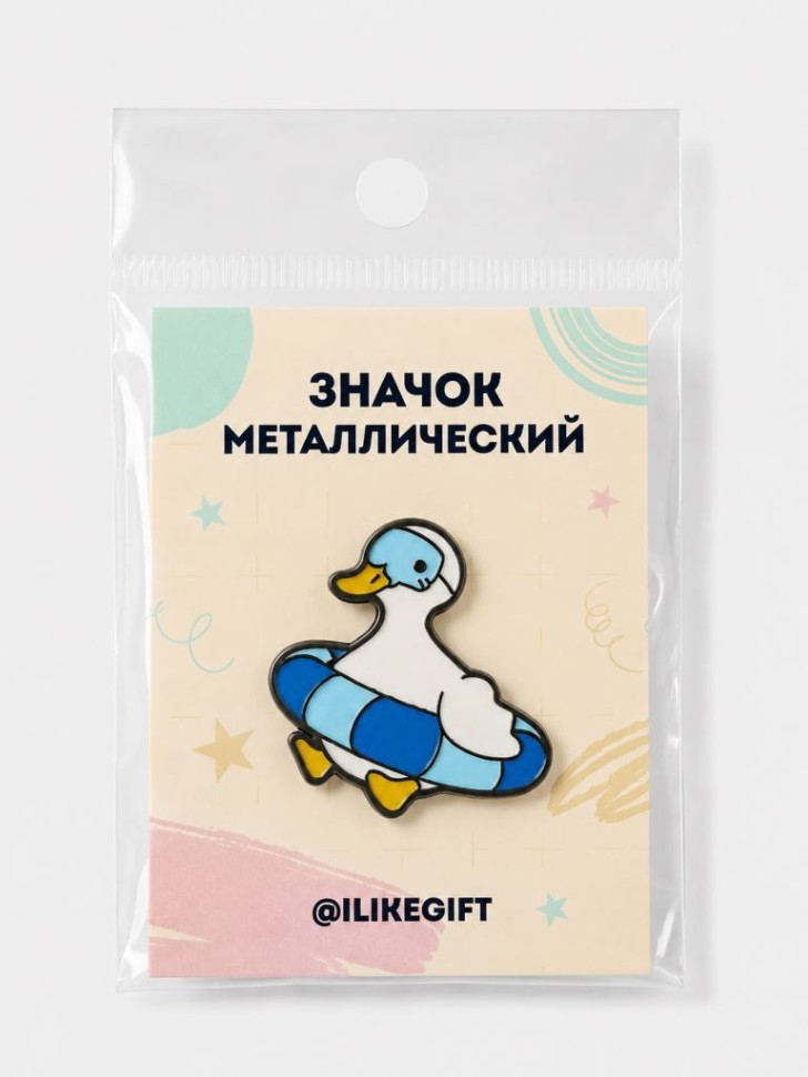 Значок металлический iLikeGift "Гусь в маске"