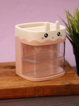 Органайзер настольный «Bunny», pink (12.9*11.3*11.3)