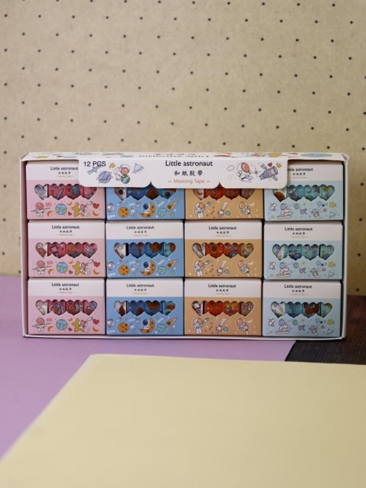 Набор декоративного скотча &quot;Little astronaut&quot;, light-blue 