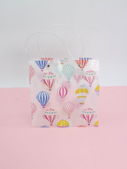 Пакет подарочный прозрачный «Crazy gift», aerostat (22*21,5*10) 