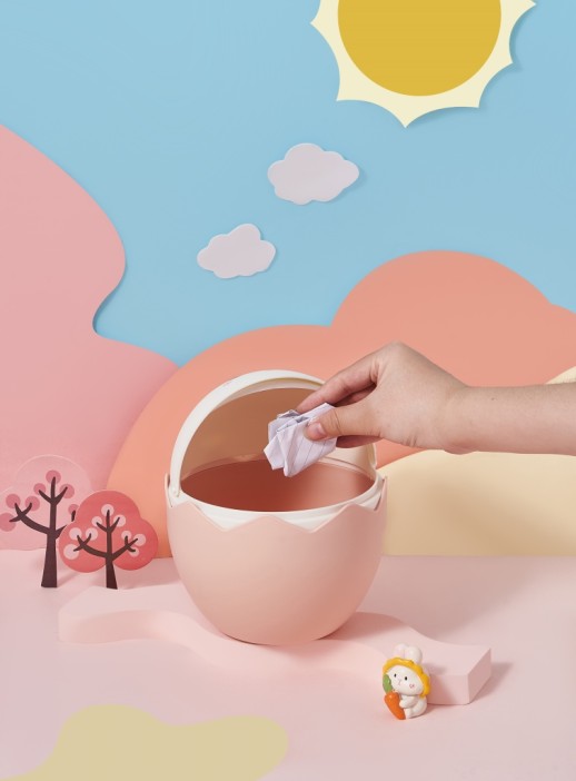 Мусорное ведро настольное &quot;Lovely bunny&quot;, pink 