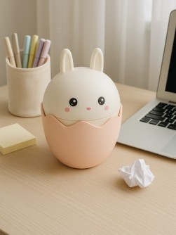 Мусорное ведро настольное "Lovely bunny", pink