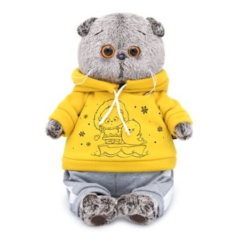 Мягкая игрушка "Кот Басик в спортивном костюме" (22 см)