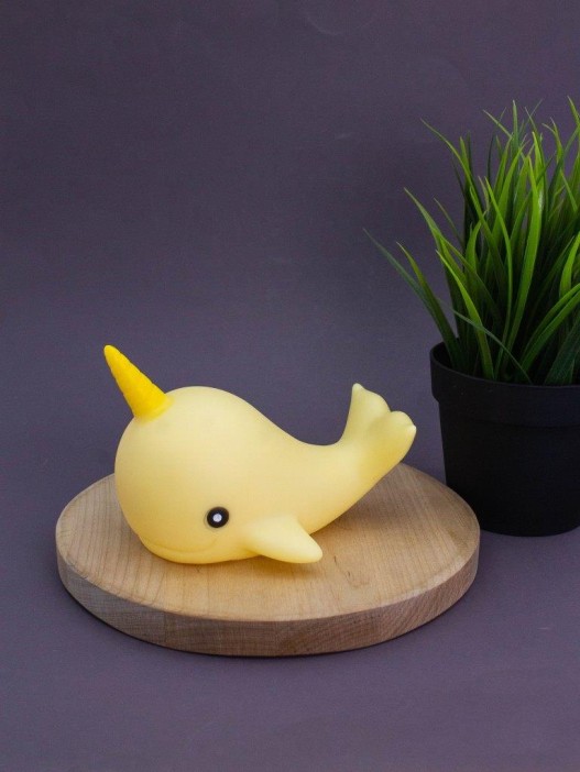 Ночник iLikeGift &quot;Whalecorn&quot;, yellow (12*14 см) 