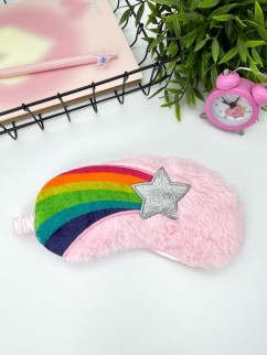 Маска для сна &quot;Rainbow star&quot;, pink