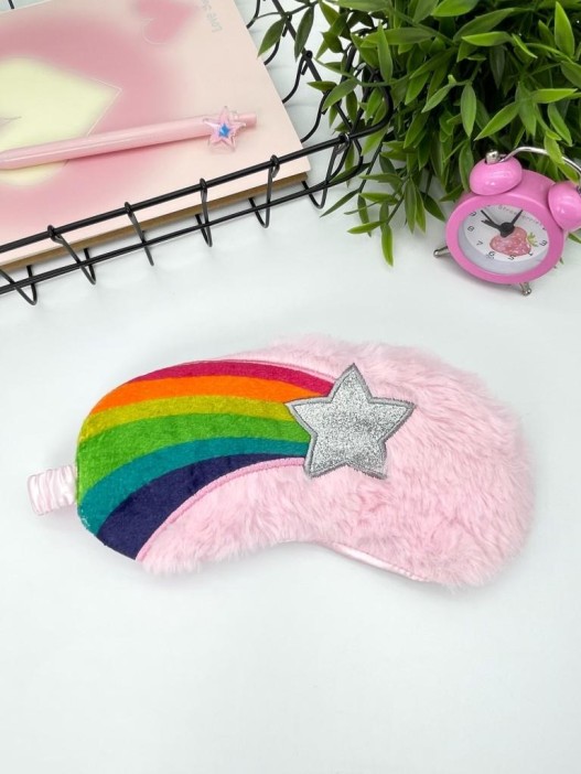 Маска для сна &quot;Rainbow star&quot;, pink 