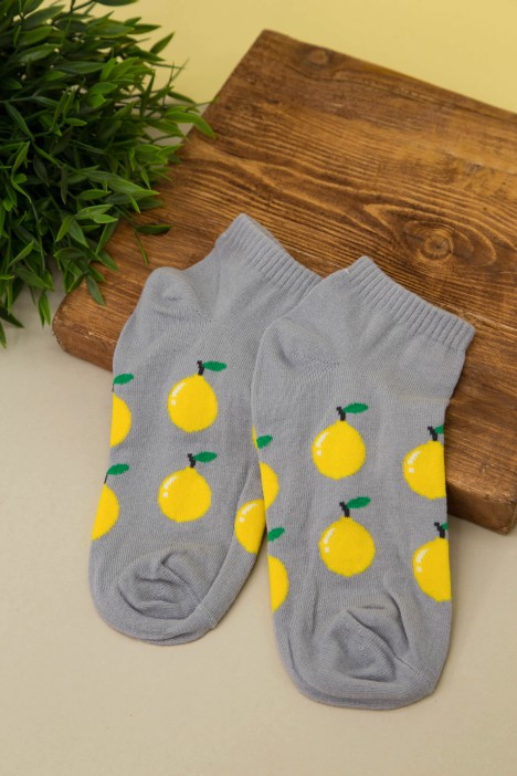 Носки женские "Lemon", серый, р. 35-40 