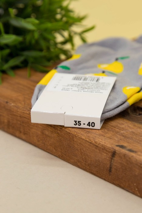 Носки женские "Lemon", серый, р. 35-40 