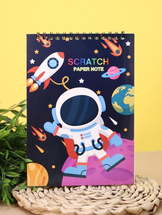 Скретч блокнот-гравюра &quot;Космос&quot;, 14*20 
