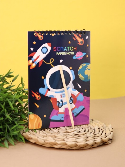 Скретч блокнот-гравюра &quot;Космос&quot;, 14*20 
