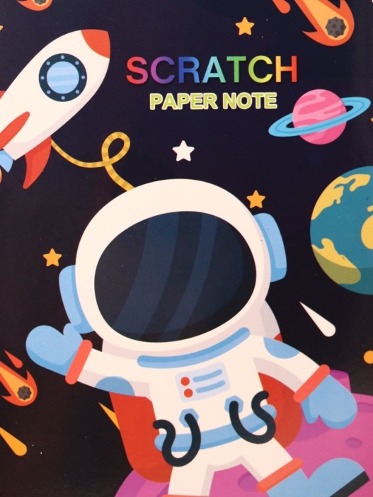 Скретч блокнот-гравюра &quot;Космос&quot;, 14*20 