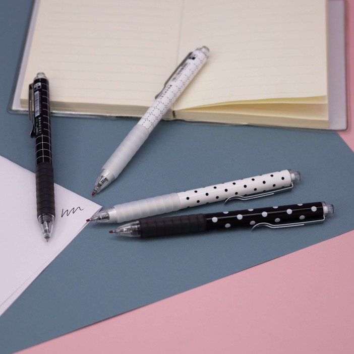 Набор ручек &quot;Black and white&quot;, 4шт, mix 