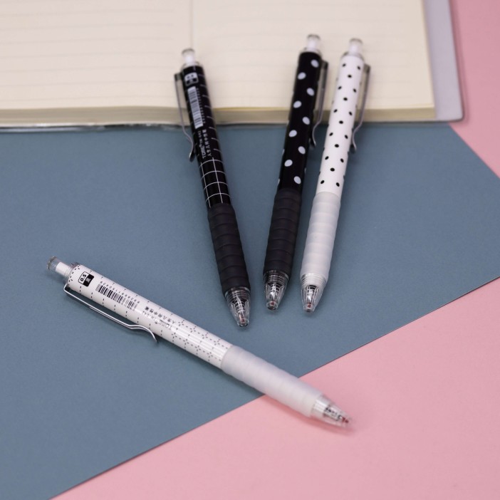 Набор ручек &quot;Black and white&quot;, 4шт, mix 