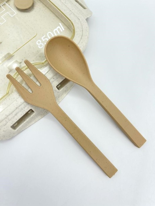 Ланчбокс &quot;Enjoy your meal&quot;, beige (850 мл) 