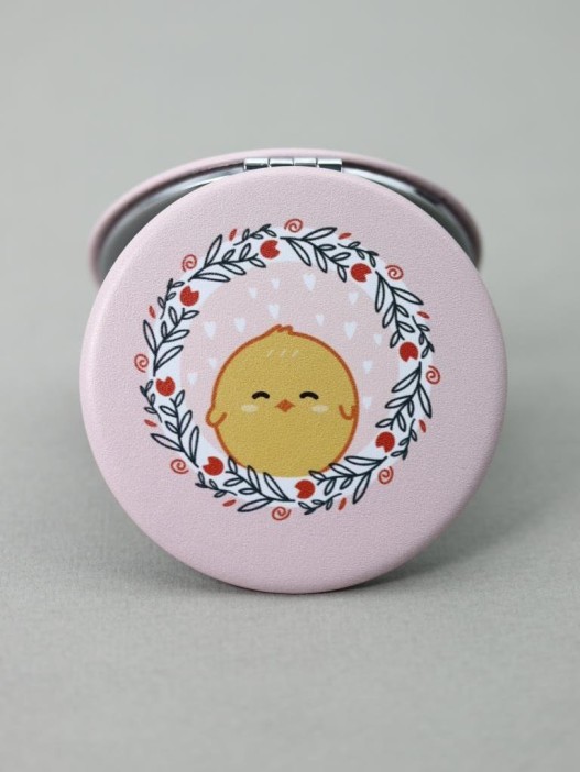 Зеркало &quot;Little chick flowers&quot;, pink 