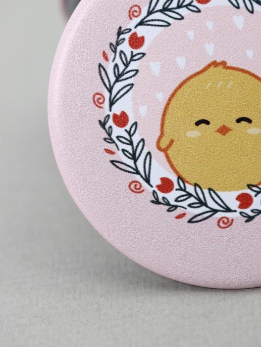 Зеркало &quot;Little chick flowers&quot;, pink 